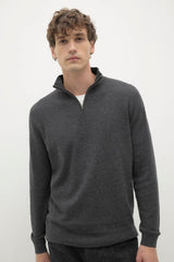 PHILLIP QUARTER-ZIP CASHMERE SWEATER