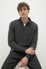 PHILLIP QUARTER-ZIP CASHMERE SWEATER