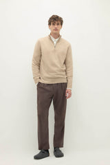 PHILLIP QUARTER-ZIP CASHMERE SWEATER
