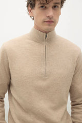 PHILLIP QUARTER-ZIP CASHMERE SWEATER