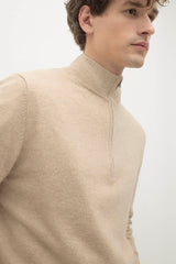 PHILLIP QUARTER-ZIP CASHMERE SWEATER