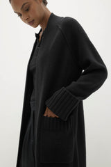 TILYN LONGLINE CASHMERE CARDIGAN