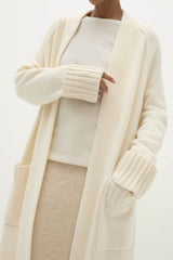 TILYN LONGLINE CASHMERE CARDIGAN