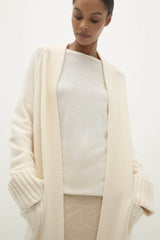 TILYN LONGLINE CASHMERE CARDIGAN