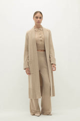 TILYN LONGLINE CASHMERE CARDIGAN