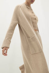 TILYN LONGLINE CASHMERE CARDIGAN
