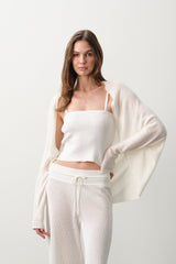 MELI FEATHERWEIGHT CASHMERE SHRUG