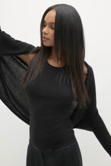 MELI FEATHERWEIGHT CASHMERE SHRUG