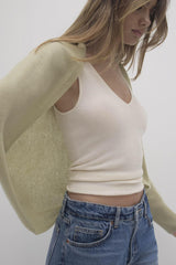 MELI FEATHERWEIGHT CASHMERE SHRUG