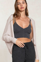 MELI FEATHERWEIGHT CASHMERE SHRUG