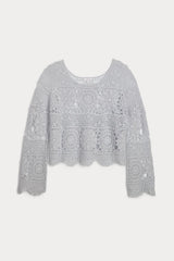 BRIA CROCHET CREWNECK