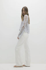 BRIA CROCHET CREWNECK