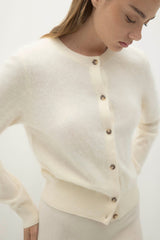 PALOMA BRUSHED CASHMERE CARDIGAN