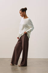 AZALEA CASHMERE OFF THE SHOULDER SWEATER