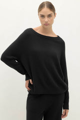 AZALEA CASHMERE OFF THE SHOULDER SWEATER