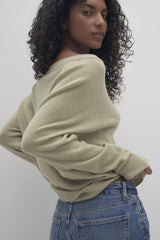AZALEA CASHMERE OFF THE SHOULDER SWEATER