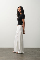 AMEY COTTON CASHMERE CREWNECK TEE