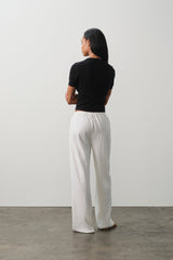 AMEY COTTON CASHMERE CREWNECK TEE