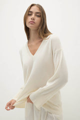 VIOLA V-NECK CASHMERE SWEATER