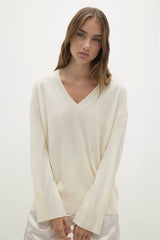 VIOLA V-NECK CASHMERE SWEATER