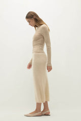 AMBER CASHMERE CREWNECK
