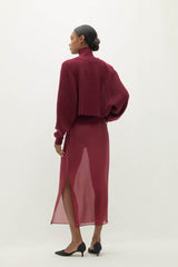 ANTOINETTE RIBBED CASHMERE SHRUG