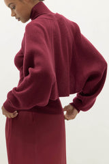 ANTOINETTE RIBBED CASHMERE SHRUG