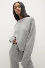 SLOANE CASHMERE CREWNECK SWEATER