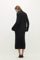 KORA CASHMERE MOCK NECK SWEATER