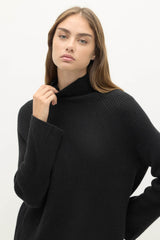 KORA CASHMERE MOCK NECK SWEATER