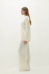 KORA CASHMERE MOCK NECK SWEATER