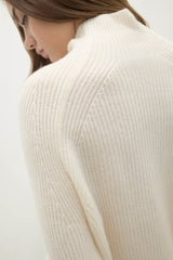KORA CASHMERE MOCK NECK SWEATER