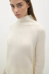 KORA CASHMERE MOCK NECK SWEATER