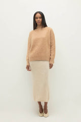 ETHEL BRUSHED CASHMERE TURTLENECK SWEATER