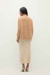 ETHEL BRUSHED CASHMERE TURTLENECK SWEATER