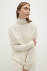 ETHEL BRUSHED CASHMERE TURTLENECK SWEATER