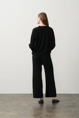 MARINA CROPPED CASHMERE PANT