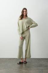 MARINA CROPPED CASHMERE PANT