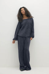 PENELOPE BRUSHED CASHMERE OFF THE SHOULDER SWEATER