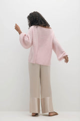 PENELOPE BRUSHED CASHMERE OFF THE SHOULDER SWEATER