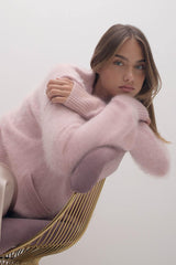 MICHAELA BRUSHED CASHMERE CARDIGAN