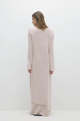 ELOISE BUTTON-FRONT CASHMERE KAFTAN