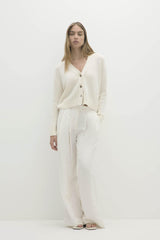 GENEVIEVE ORGANIC CASHMERE BLEND CARDIGAN