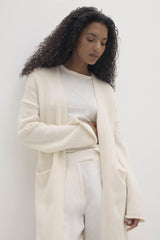 HARRIET LONGLINE ORGANIC CASHMERE BLEND CARDIGAN