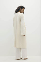 HARRIET LONGLINE ORGANIC CASHMERE BLEND CARDIGAN