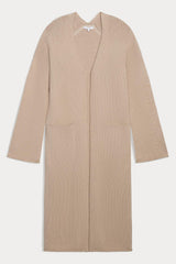 HARRIET LONGLINE ORGANIC CASHMERE BLEND CARDIGAN