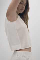 VERONICA CASHMERE BLEND BUTTON-UP VEST