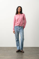 JAYLA BUTTON-UP CASHMERE CARDIGAN