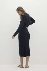 JAYLA BUTTON-UP CASHMERE CARDIGAN
