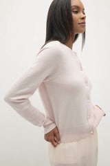 JAYLA BUTTON-UP CASHMERE CARDIGAN